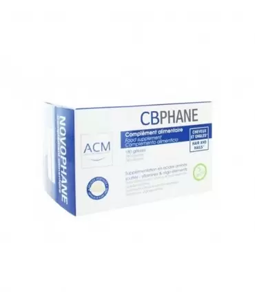 CBPHANE ONGLES ET CHEVEUX 60 GÉLULES
