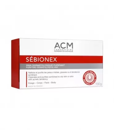 SÉBIONEX Pain Dermatologique Purifiant - Eparamarket.ma