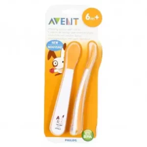 2 CUILLÈRES DE SEVRAGE BÉBÉ 6M+