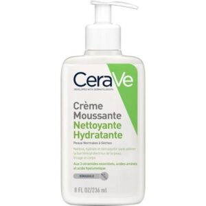 Cerave creme moussante hydratante peaux normales à seches 236 ML