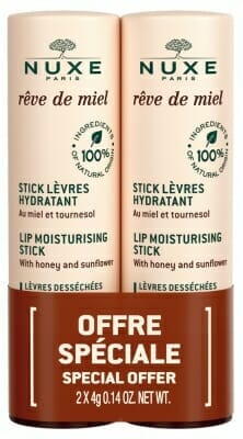 NUXE REVE DE MIEL LOT 2 STICK 2X4