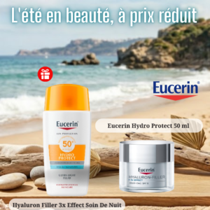 EUCERIN PACK Anti-Âge Eucerin Hyaluron-Filler 3X Effect Nuit + Hydro Protect Offert