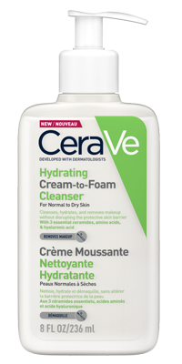 CERAVE CREME MOUSSANTE HYDRATANTE 236ML